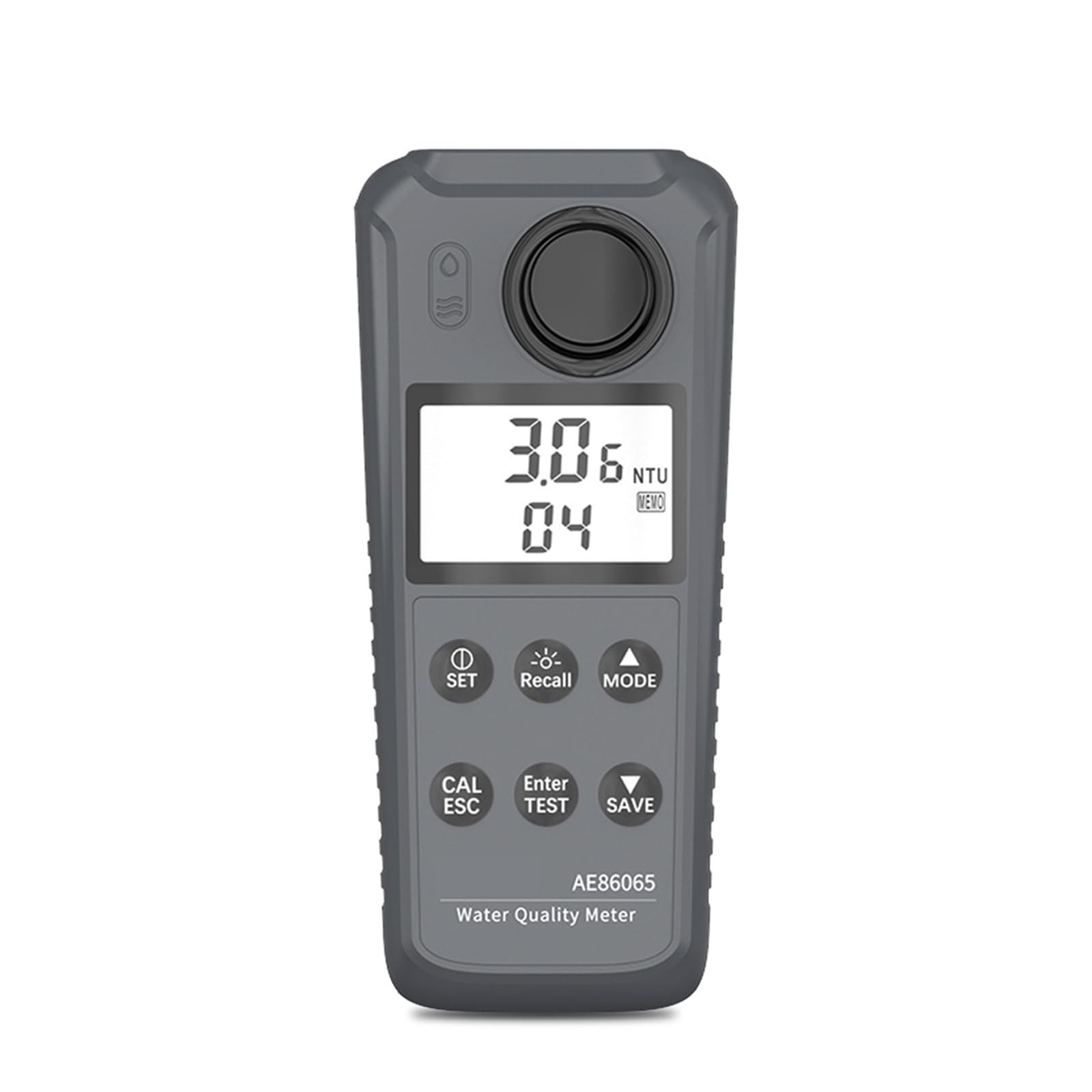 AE86065 Medidor De Turbidez Digital for Grifo De Piscina 0-1000 NTU Alta sensibilidad
