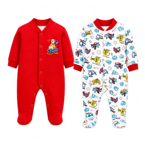Image of EIO 100% Cotton Rompers Sleepsuits Jumpsuit Night Suits for Infants Newborn Baby Boys & Girls
