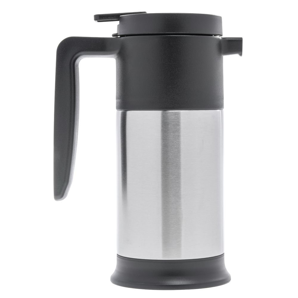 HUBERT Thermal Beverage Server with Base, 0.7 Liter Base Stainless Steel