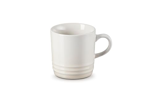 LE CREUSET Taza mediana de cerámica de gres, 0, 2 L, Meringue, 70303207160099