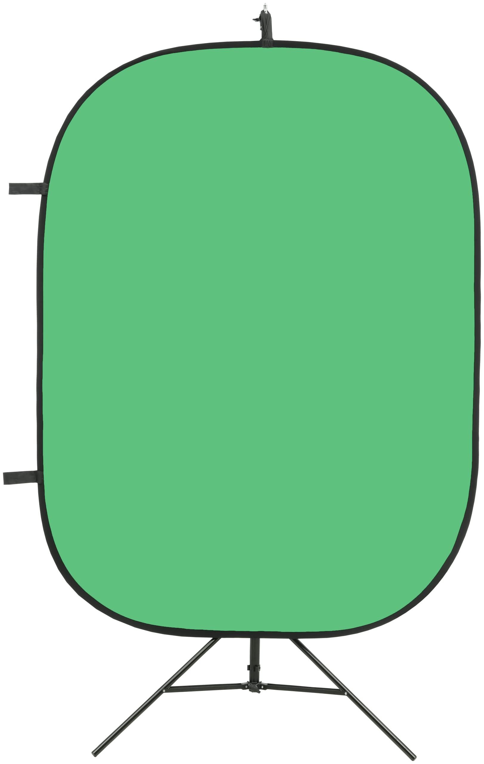 Rollei Sfondo pieghevole con dimensioni ridotte in blu/verde, ideale per stare in piedi liberi in 1,5 x 2 metri, pieghevole fino a un diametro di 70 cm.
