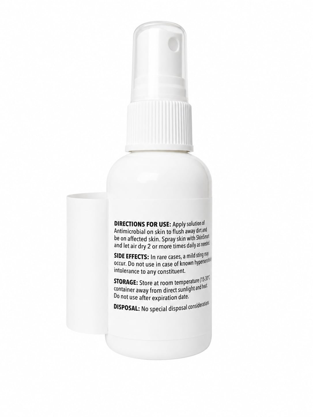 SkinSmart Antimicrobial Facial Cleanser Spray to Remove Viruses and Bacteria Around Eyes, Nose and Mouth, Fight Maskne, 2 oz Spray (3 Pack) Non-Irritating Hypochlorous Acid