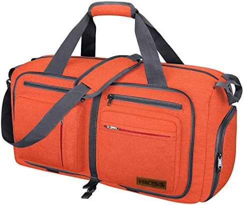 Travel Duffel Bag, 55L Foldable... Travel Duffel Bag, 55L Foldable...
