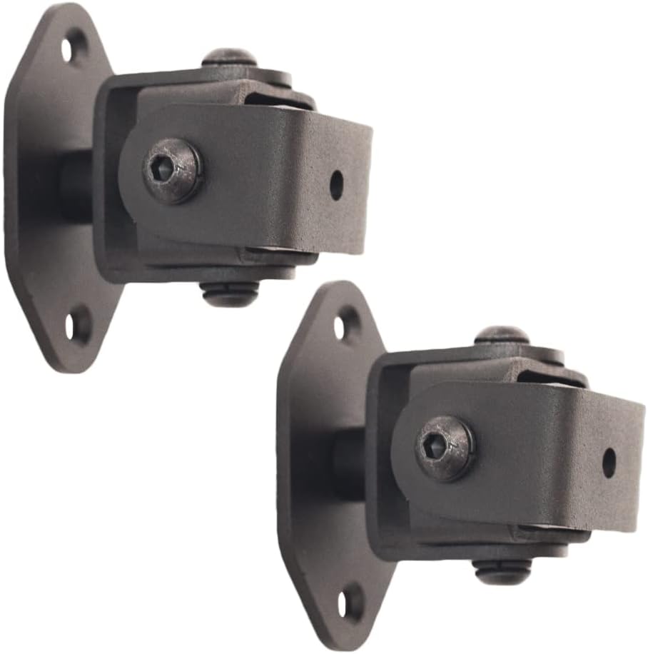 SM032 Wall Bracket Ceiling Mount Stand | Universal Steel Mount for Hi End Satellite Small Bookshelf Speakers | Ideal for Home Theater & Surround Sound Dolby Atmos (Set of 2)