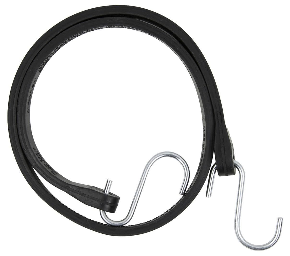 STANLEY S300421 Lot de 40 tendeurs élastiques en Caoutchouc pour Bateau, Camping, Support de Cargaison, Noir, 53,3 cm