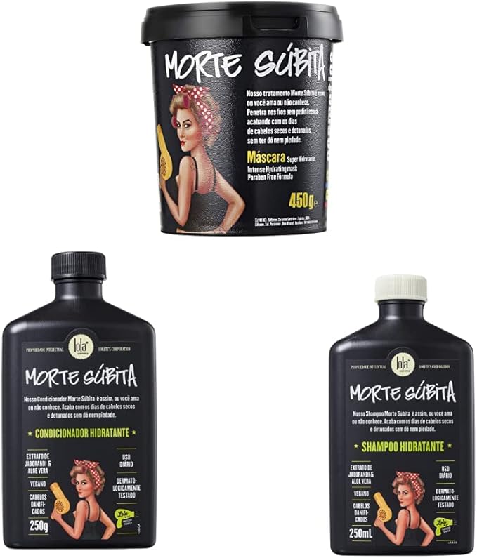 Lola Cosmetics Kit Lola Morte Subita: Shampoo + Condicionador + Máscara Menor preço em Lola Cosmetics Kit Lola Morte Subita: Shampoo + Condicionador + Máscara