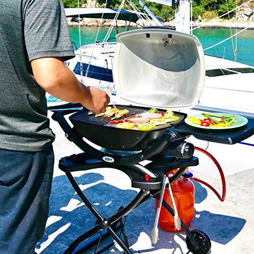 Image of 6559 Cast Iron Cooking Griddle for Weber Q200 Q220 Q240 Q260 Q2000 Q2200 Q2400 Series Gas Grills Accessories, 15.3 inch x 10.8 inch x 0.5 inch
