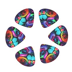 Rainbow Rose Lot de 3 médiators en celluloïd coloré pour guitare basse, amateurs de musique, guitare, électrique, acoustique 0,46 mm, 0,71 mm, 0,96 mm - Les Beatles, Paul McCartney, John Lennon, RIngo Starr, George Harrison Rainbow Rose Lot de 3 médiators en celluloïd coloré pour guitare basse, amateurs de musique, guitare, électrique, acoustique 0,46 mm, 0,71 mm, 0,96 mm – Image 2