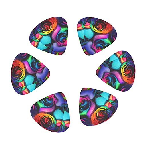 Rainbow Rose Lot de 3 médiators en celluloïd coloré pour guitare basse, amateurs de musique, guitare, électrique, acoustique 0,46 mm, 0,71 mm, 0,96 mm - Les Beatles, Paul McCartney, John Lennon, RIngo Starr, George Harrison Rainbow Rose Lot de 3 médiators en celluloïd coloré pour guitare basse, amateurs de musique, guitare, électrique, acoustique 0,46 mm, 0,71 mm, 0,96 mm – Image 3