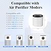 SAKEGDY Enhanced Version A1 Replacement Filter, Compatible with VEWIOR A1 Air Purifier, AMEIFU AP01W, KOIOS HQKJ-50 Air Purifier, 3-in-1 Filtration System with H13 True HEPA, Activated Carbon, 2-Pack.