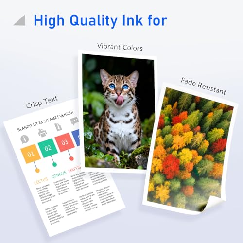 Image of LC406 LC 406 Ink Cartridges Replacement for LC406XL for Brother MFC-J5855DW MFC-J6555DW MFC-J4535DW MFC-J4335DW MFC-J6955DW MFC-J4345DW MFC-J5955DW Printer Ink (with Chip, 4 Pack)