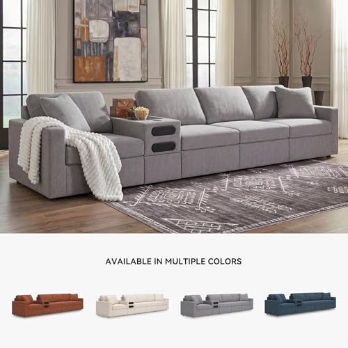 Image of Signature Design by Ashley Modmax Modular Sofa Sectional with Speaker