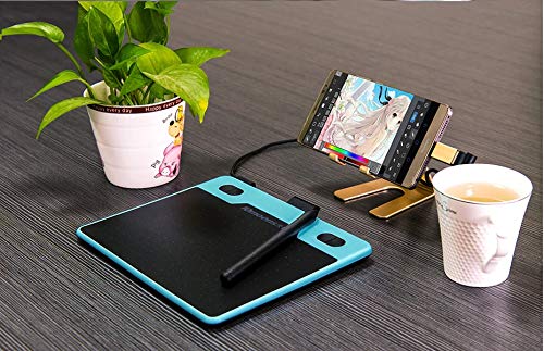 Mesa Digitalizadora 10moons T503 com Caneta Batery-Free, Bolsa, OTG, Luva e 20 Pontas extras