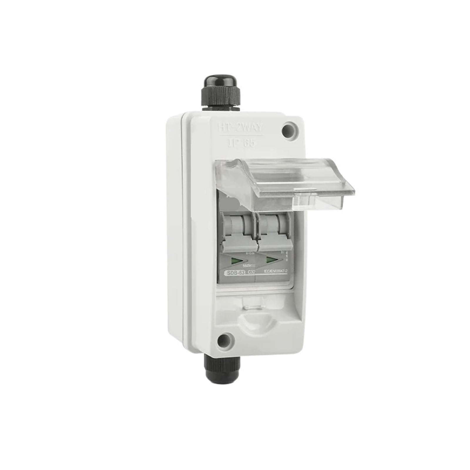 Boîte photovoltaïque 800V 40A avec disjoncteur miniature pour coupure DC sécurisée