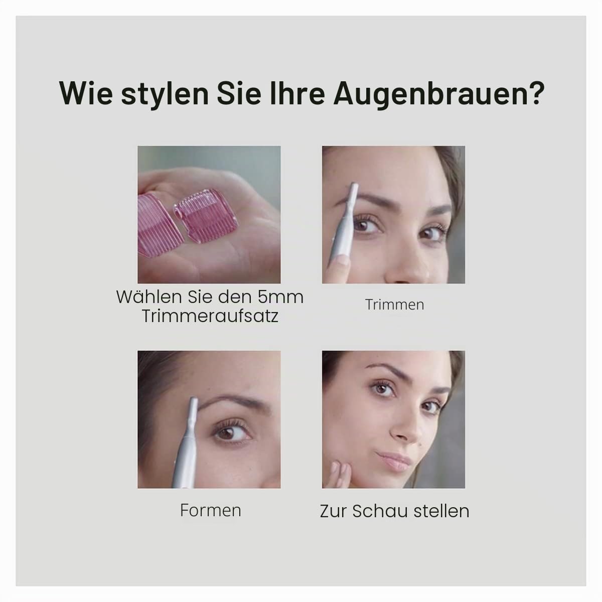 Braun Silk-épil FG1100 Präzisionstrimmer Bikinizone Rosa
