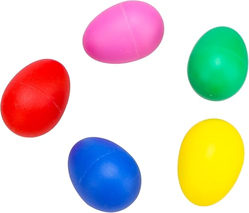 Miniatura 4 de 30 paquetes de instrumentos musicales agitadores, 15 paquetes de agitadores de huevos de plástico y 15 paquetes de muñequera, cascabeles, campanas