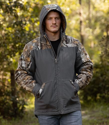 Image of Legendary Whitetails Mens Winter Coat Quilted Canvas Water Repellent Insulated Workwear Jacket