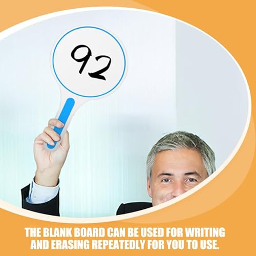 Gadpiparty 2stücke Anzeigetafeln Handgehalten Anzeigetafeln Trockenes Löschen Paddel Beschreibbar Paddel