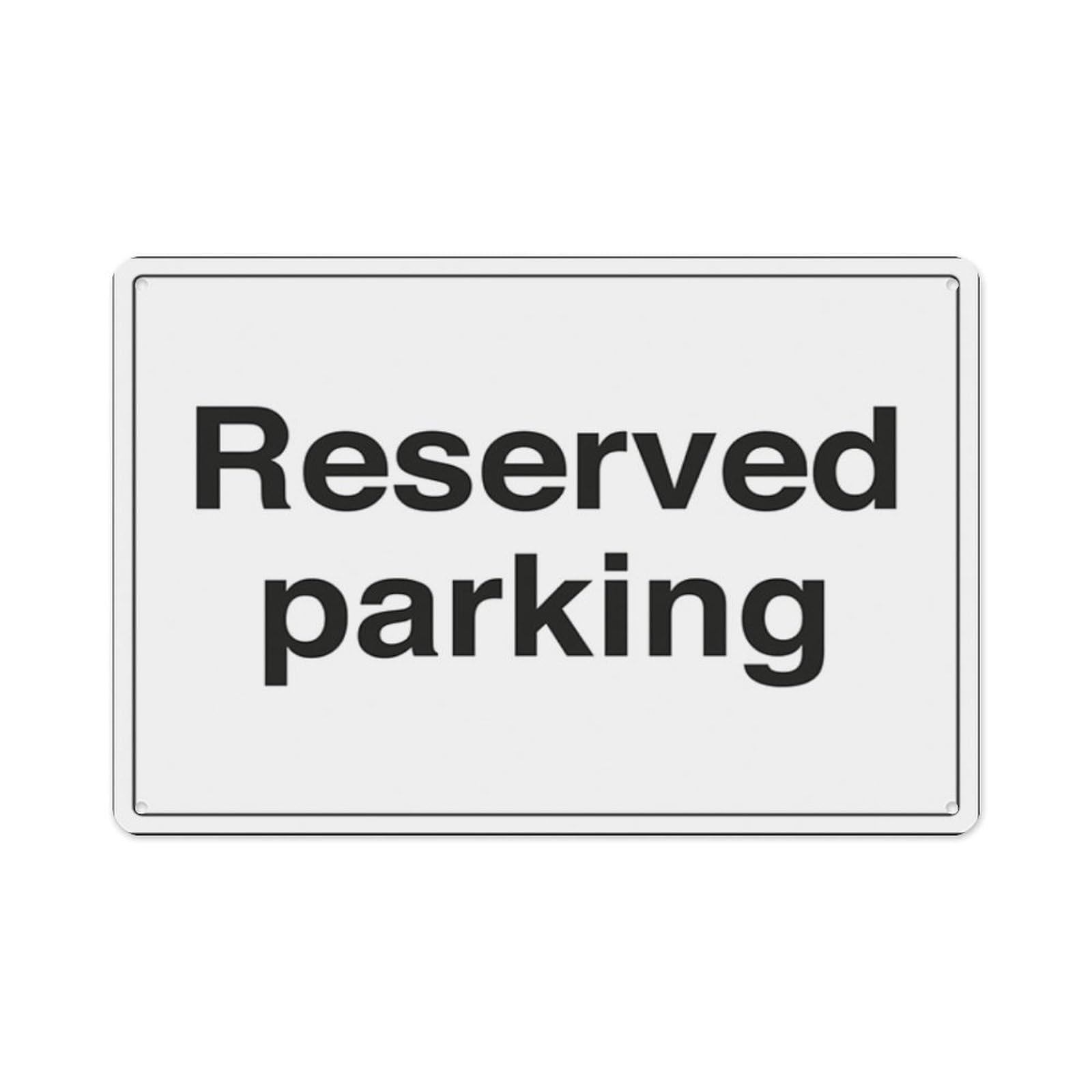 peiyeety Reserved Parking Aluminum Tin Warning Signs For Home Outdoor Garden 8X12 Inches