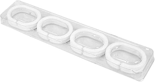 Miniatura 5 de Ansouyi Juego de cortinas de ducha de reno de Navidad sobre rojo con 12 ganchos, cortinas de baño de tela de poliéster impermeable, decoración de