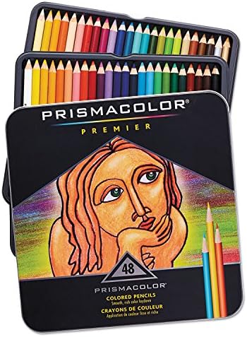New - Prismacolor Premier Colored Pencil Set 48/Tin-W/Tw by Sanford