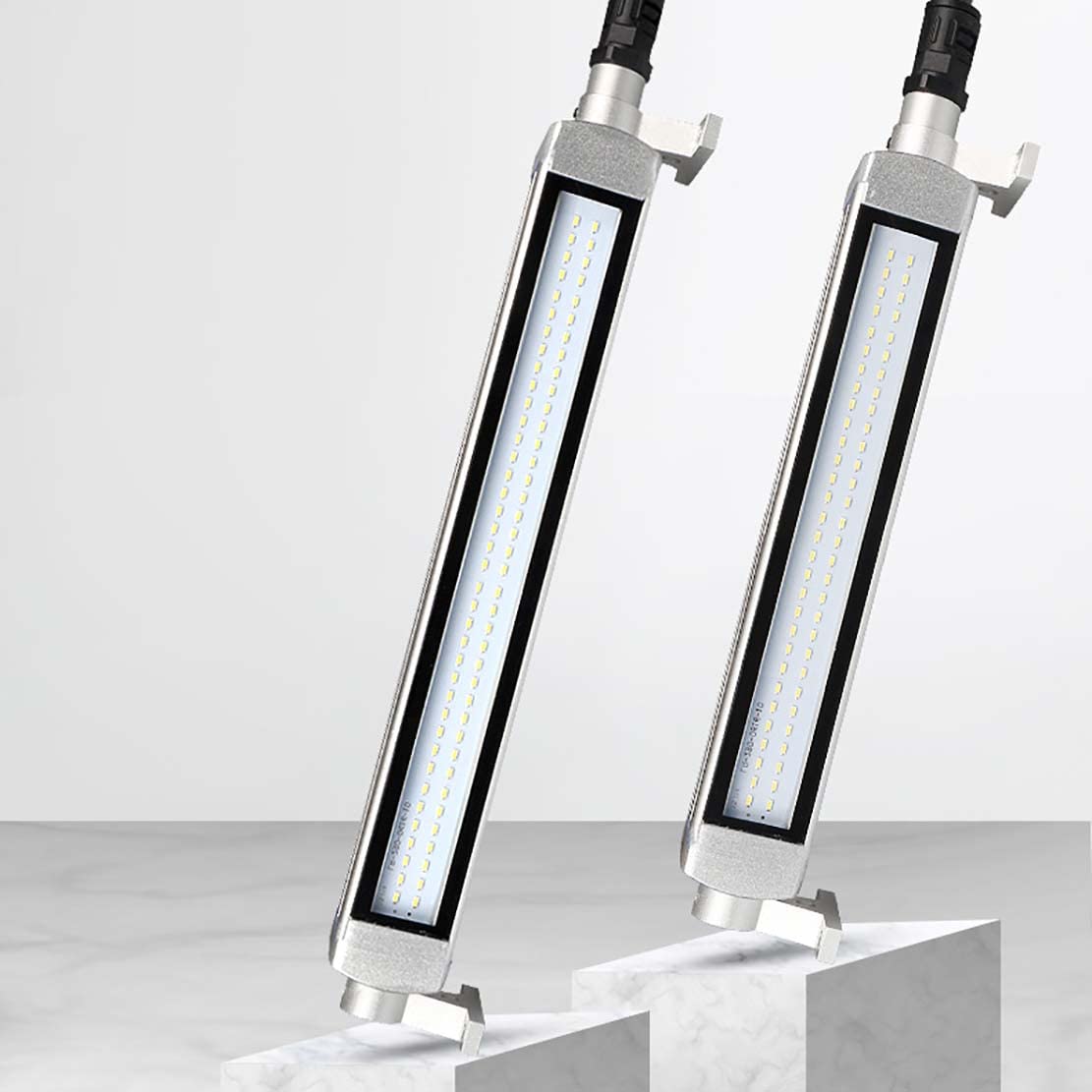 AC24-36V Przemysłowa lampa LED Tube IP68 Wodoodporna lampa robocza, przeciwwybuchowe oświetlenie sprzętu z podstawą obrotową 360°, do oświetlenia przemysłowego (rozmiar: 6 W)