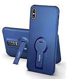 iPhone X/XS Case, Vivafree [Elegance Series] Premium Cute Slim Fit Bling Diamond Girls Phone Cover Case with Luxury Ring Kickstand for Apple iPhone 10 (2017) - Royal Blue