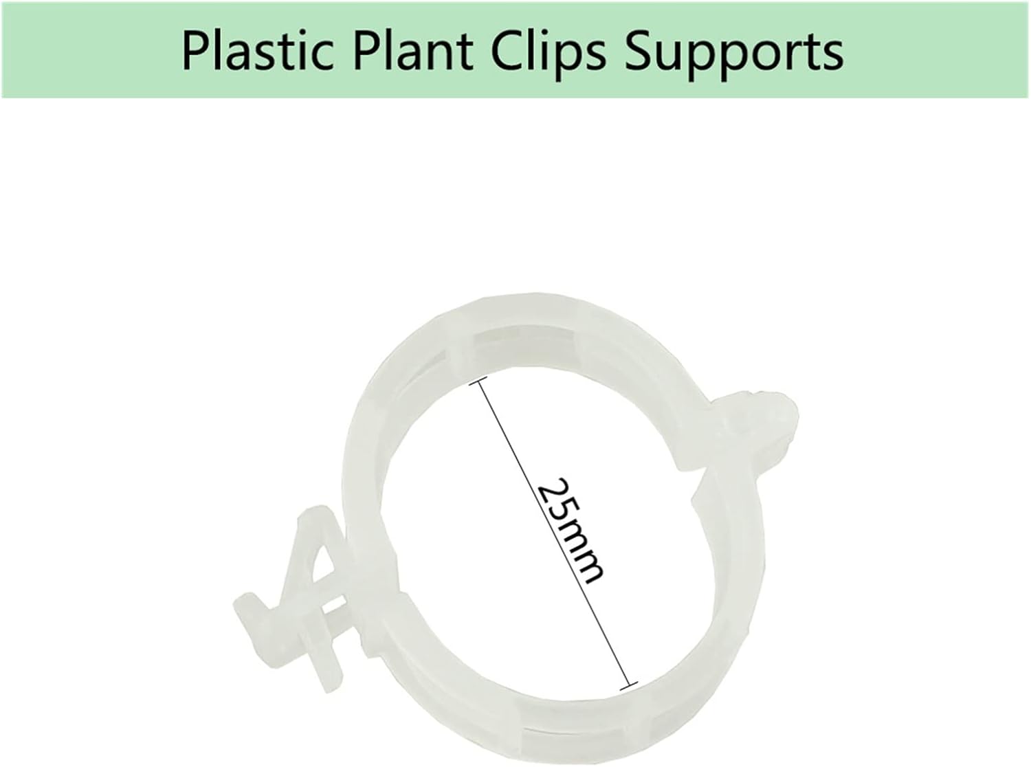 Gardening Adjustable Plant Clips-Plant Ties Climbing Support Clips Branches Bender Fruit Flower Vegetable Clips (Color : J, Size : 100 PCS)