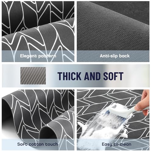 Image of Teenyyou 1 Pcs 26 inch x 18 inch Dryer Top Protector Mat, Washer and Dryer Topper, Non Slip Waterproof Machine Cover Dust Proof Quick Drying Topper Pad for Laundry and Kitchen (Classical)