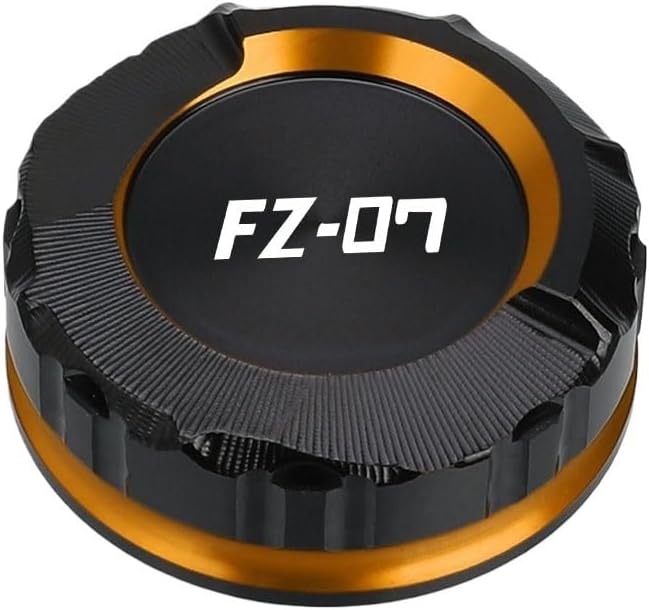 Motorcycle Oil Filler Caps, Motorcycle Accessory Rear Brake Fluid Reservoir Master Cylinder Cover CNC Oil Cap For FZ07/ABS 2015-2016-2017