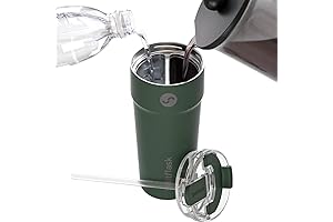 Dual Cup for 2 Drinks: 30oz Guy Green Stainless Steel Coffee Mug