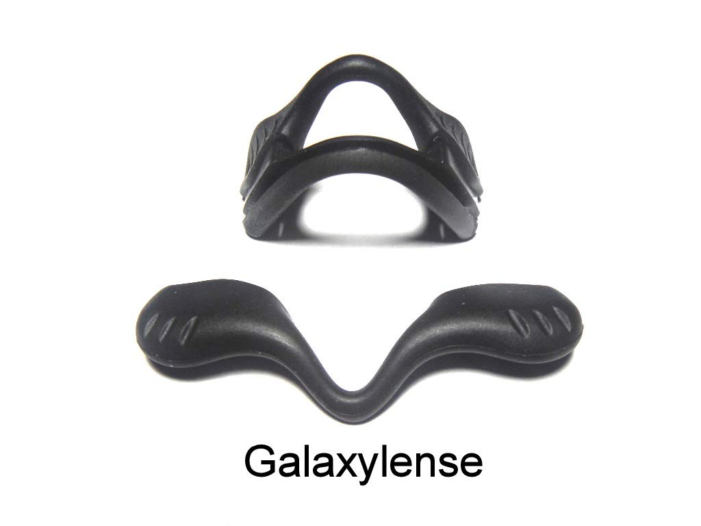 Galaxy Replacement Compatible Nose Pad Rubber Kits For Oakley Si Ballistic M Frame 2.0 Z87 Sunglasses Black Color