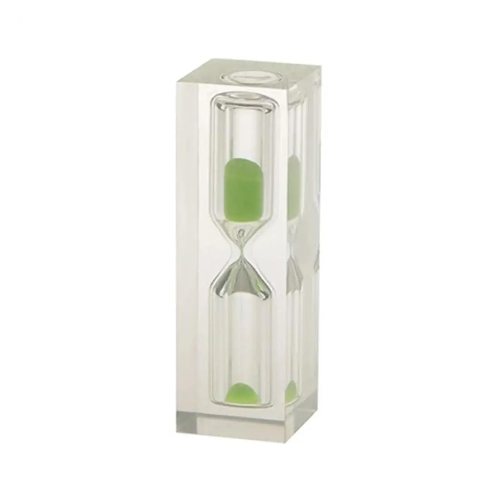 Temporizador de Arena acrílico Multicolor (Paquete de 2)(Green)