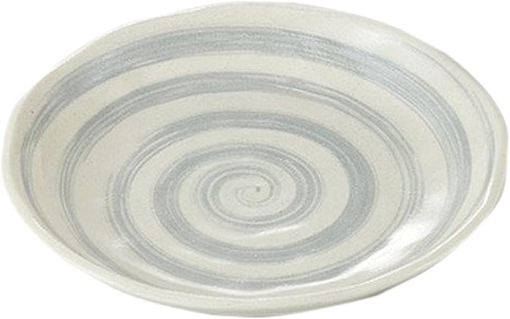 せともの本舗 Set of 5 Uzu Karatsu 3.5 Plates, 4.7 x 0.9 inches (12 x 2.3 cm), 3.6 oz (109 g), Serving Plates, Restaurants, Inn, Japanese Tableware, Restaurant, Commercial Use,