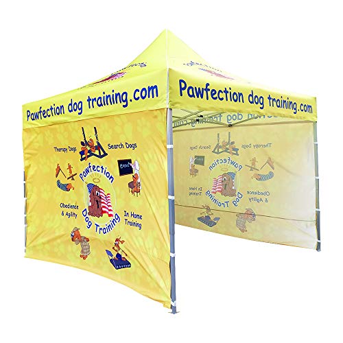 NaBai 10x10 Custom Canopy Pop-Up Tent with Logo and Walls