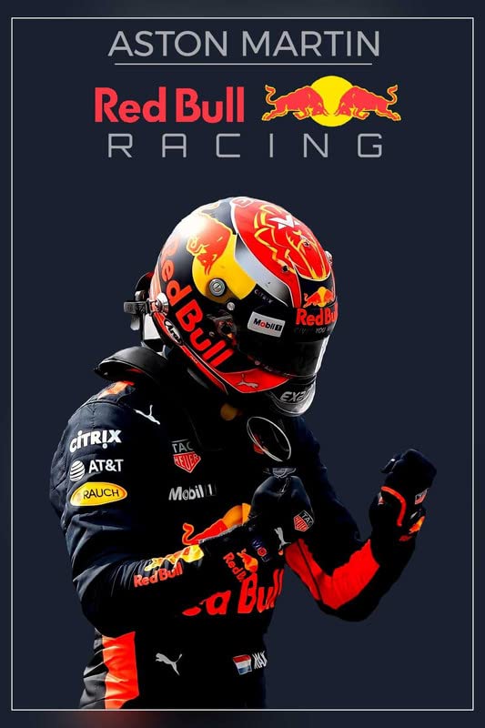 POSTERNEST Max Verstappen F1 Formula 1 Redbull Redbull Racing Poster Matte Finish Paper Print Unframed 12 x18 Inch (Multicolor) - N730