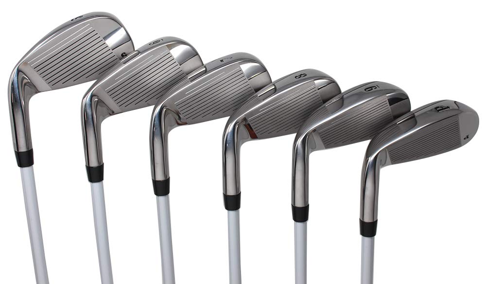 Extreme X7 High MOI +1 inch Over Big & Tall Men's Complete 6-Piece Iron Set (5-PW) Right Handed Regular R Flex Graphite Shafts (Tall 6'0