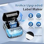 M220 Label Printer, 3 Inch Label Maker, Thermal Barcode Printer for Halloween, Name, Address, Labeling, Mailing, Home, Office, Small Business, Compatible with Phones & PC, with 100 Labels