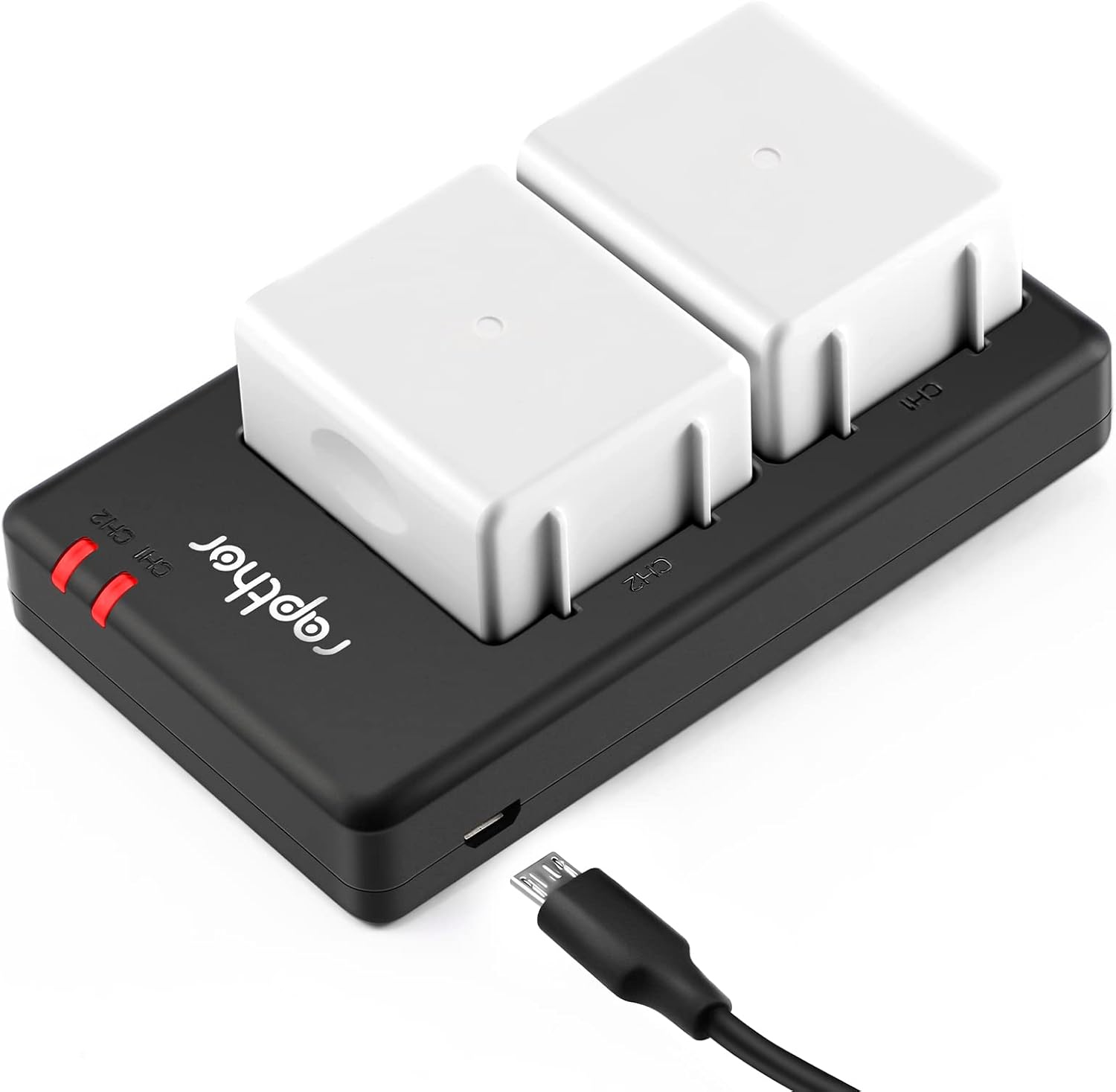 rapthor Upgraded 4950mAh Replacement Batteries with Charger Compatible with Arlo Pro 5S 2K / Pro 4 / Pro 3 / Ultra 2 / Ultra (2 Batteries + 1 Charger, Easy to Install, Long Lasting)