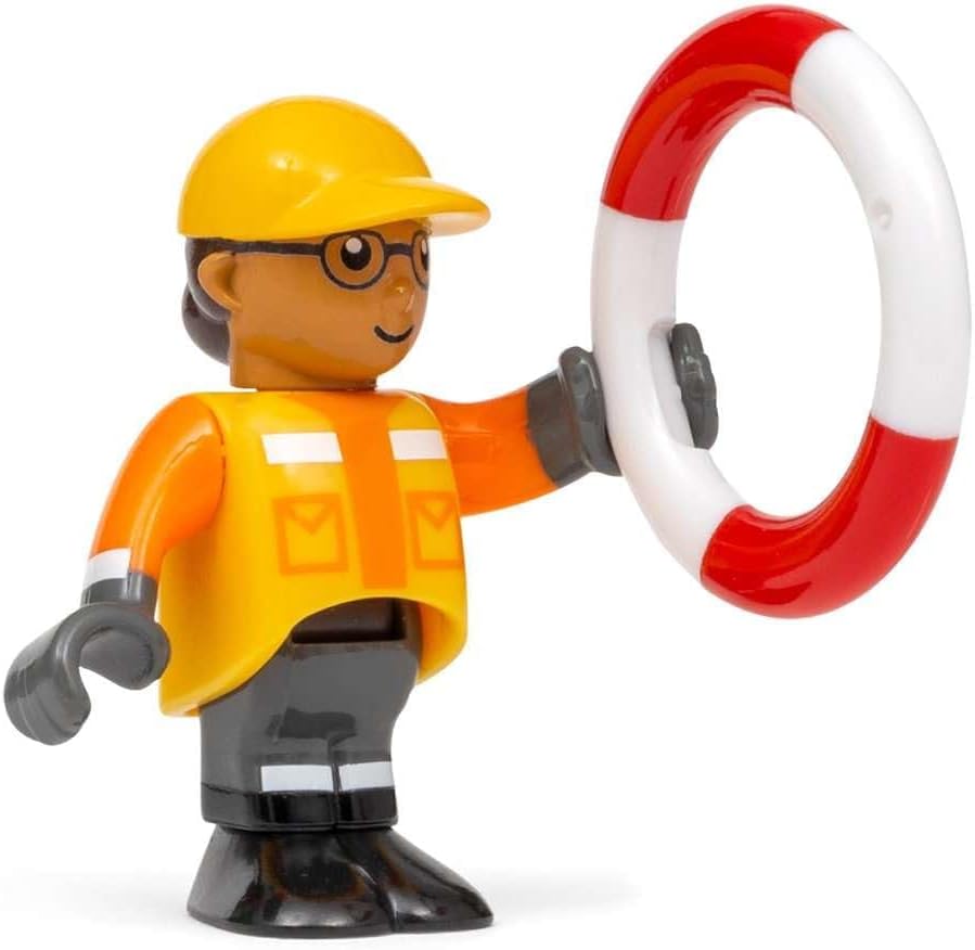 Brio Container Crane - Magnetic Hook Crane Toy | FSC-Certified Craftsmanship | Enhances Motor Skills | Perfect Addition to Brio Railway Set | Suitable for Children Aged 3+ image 4