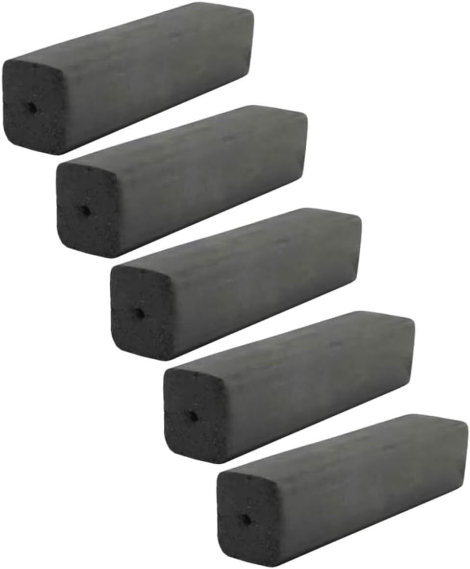 MERRYHAPY 5pcs Bamboo Charcoal Tablets Quick Ignition for Grill Bbq and Outdoor Cooking