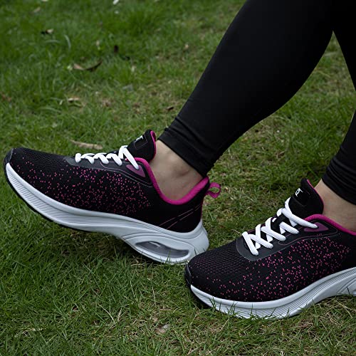 Surray Womens Air Running Tennis Shoes Lightweight Athletic Sneakers Non-Slip Breathable Walking Gym Jogging Sport Shoes Whitegrey Us 8.5 #TOP6