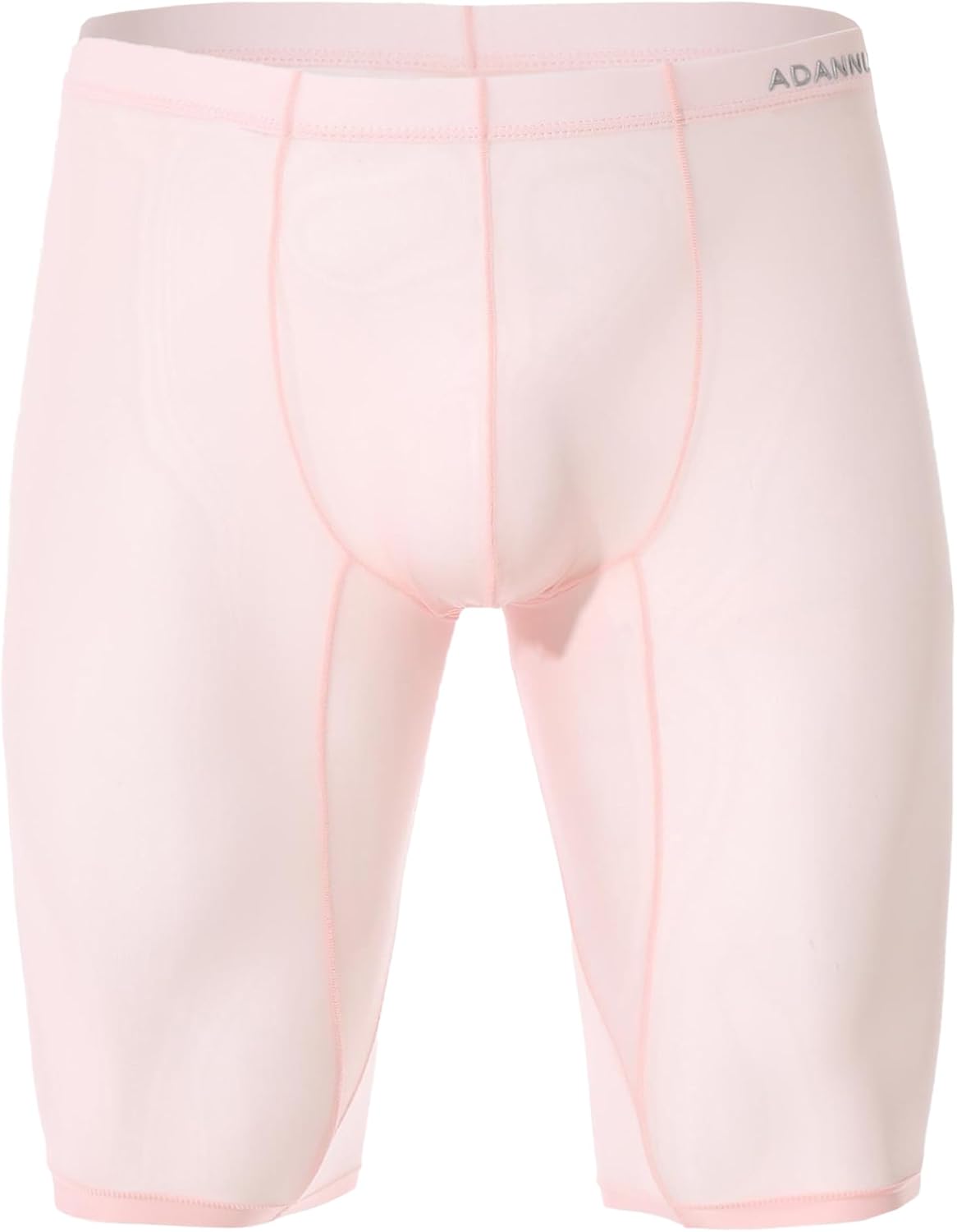 Jhaoyu Men's Sheer Mesh Boxer Shorts Underwear Elastic Waistband Bulge Pouch Trunks Underpants