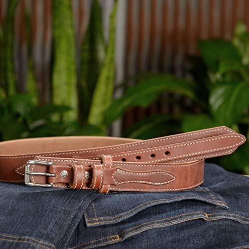 Bullhide Belts Mens Leather Belt for Work, Casual, Dress, 1.50" Wide2