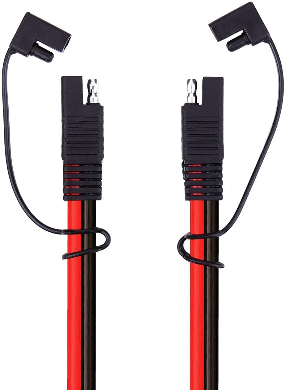 Halokny Cavo Prolunga SAE 14AWG 1m Con Tappo Antipolvere E Impermeabile