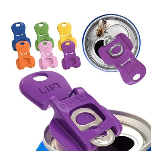 6 Pcs Mini Soda Can Opener Used For Beverage Cans Is A Compact Plastic Tab Buddy Capable Of Opening Without Hurting Hands Cause Effortless Outdoor Use
