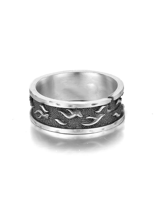 LAIHUARYWA Silver Plated Sun Ring for Men Women Adjustable Sun Symbol Ring by LAIHUARYWA - Used condition - Image 5
