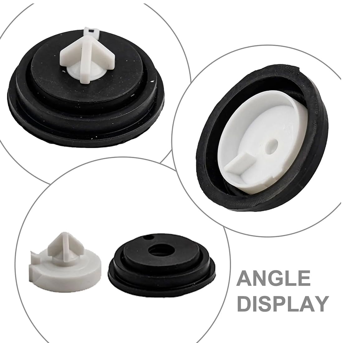 3 Pezzi Guarnizioni Set Cassetta Per Geberit Guarnizione Campana Diametro 63X32Mm E Guarnizione Per Bassi Diametro 68X46Mm Guarnizione Bacino Ricambi Per Geberit(A)