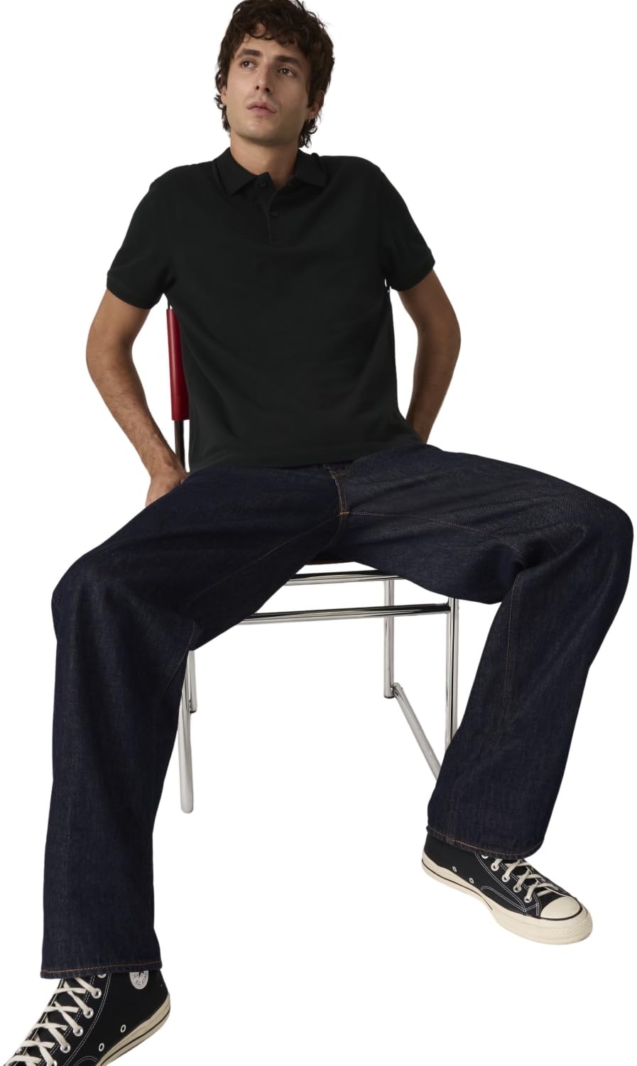 Levi's Uomo Maglietta Polo a Maniche Corte Original con Struttura piqué, Standard Fit