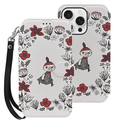 For ���[�~�� �Ή� iPhone 16pro max �X�}�[�g�t�H���P�[�X �蒠�^ ����PU���U�[ ���u���X�^���h�@�\�t�� �J�[�h�X���b�g �X�g���b�v�t�� ���z�^ �}�j���A���� �J�[�h���[ ��G�肪�悢 �}�O�l�b�g�� �|�����z���� MM-42F
